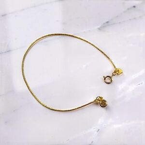 Minimalist copper snake chain bracelet 6.7"; nwot